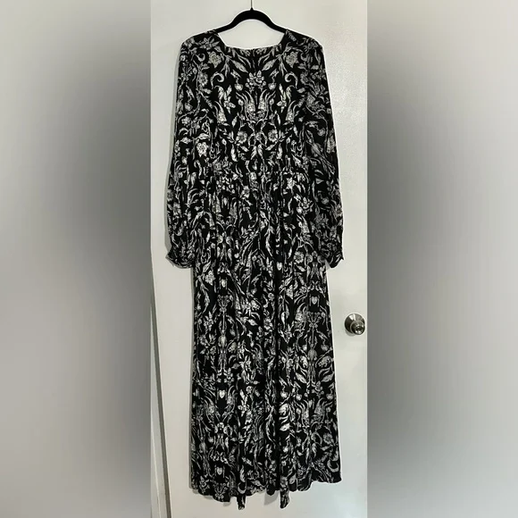 Belladonna Maxi Dress in Cottage Witch Toile Print NWT XL - Picture 7 of 10